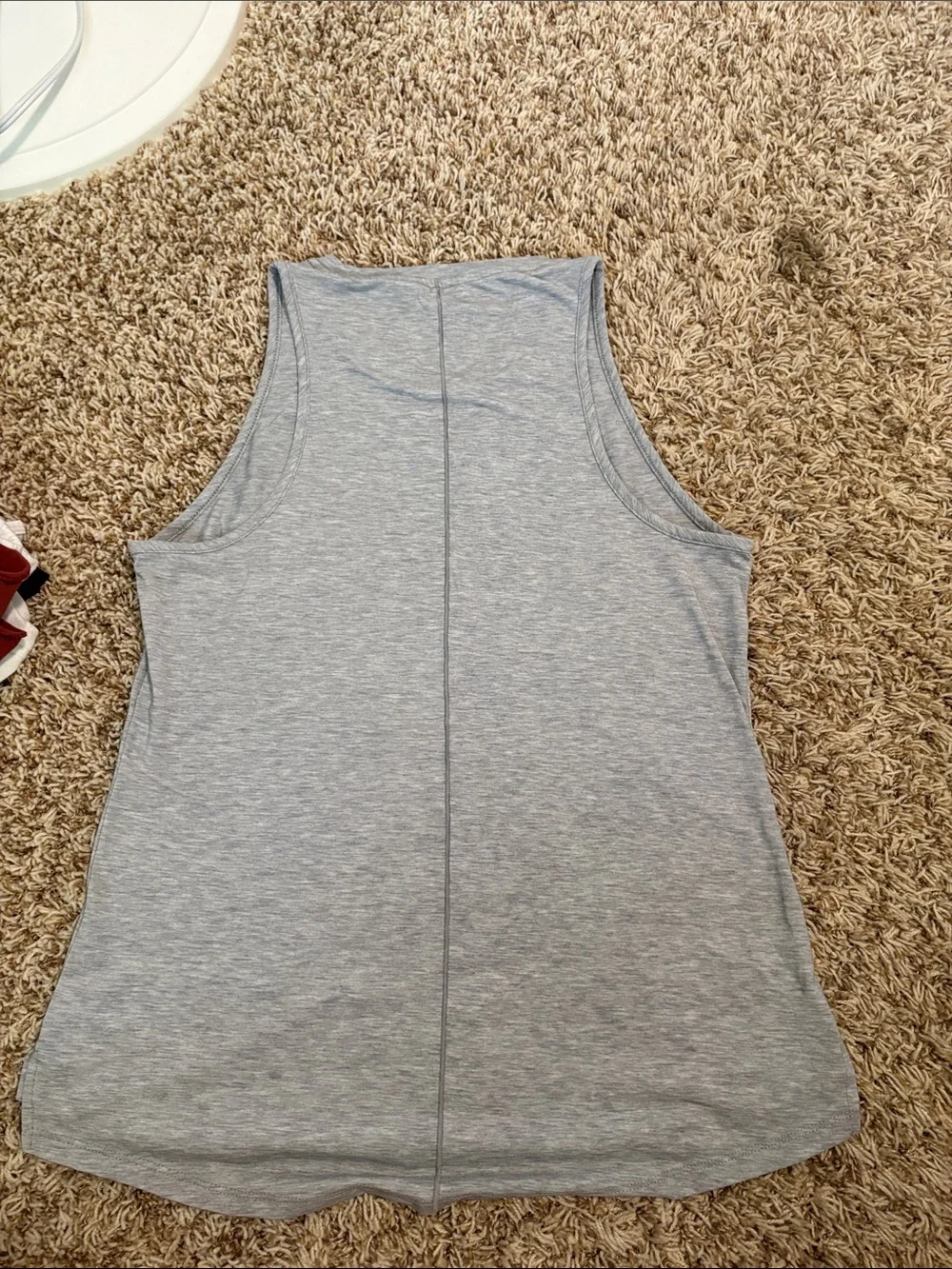 Nike Light Gray Women’s Athletic Tank Top